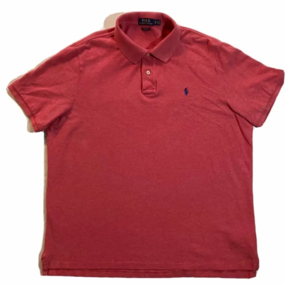 Polo by Ralph Lauren - Red Polo with Blue Pony Logo